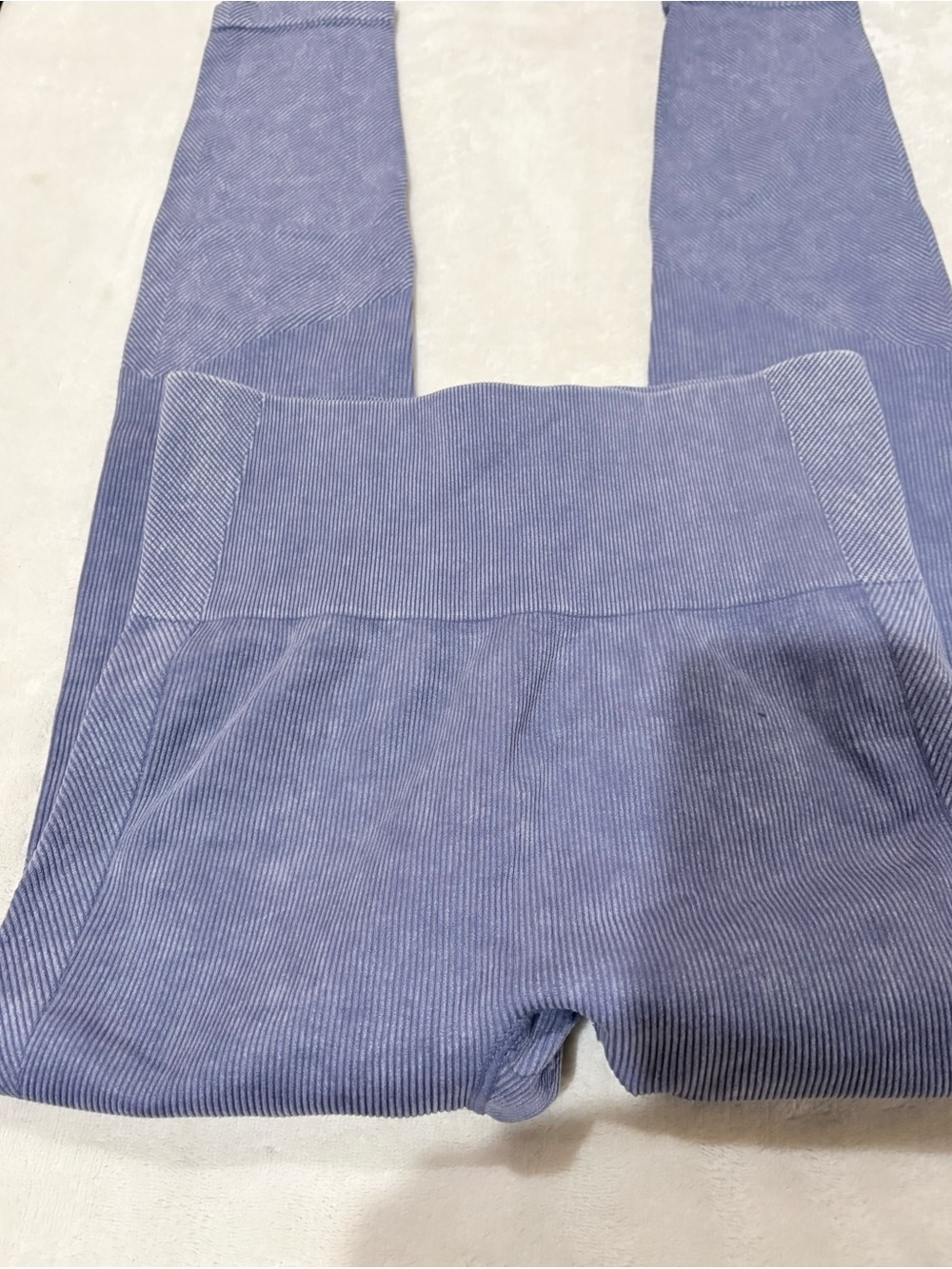 JoyLab Ribbed Leggings in Dusty Blue